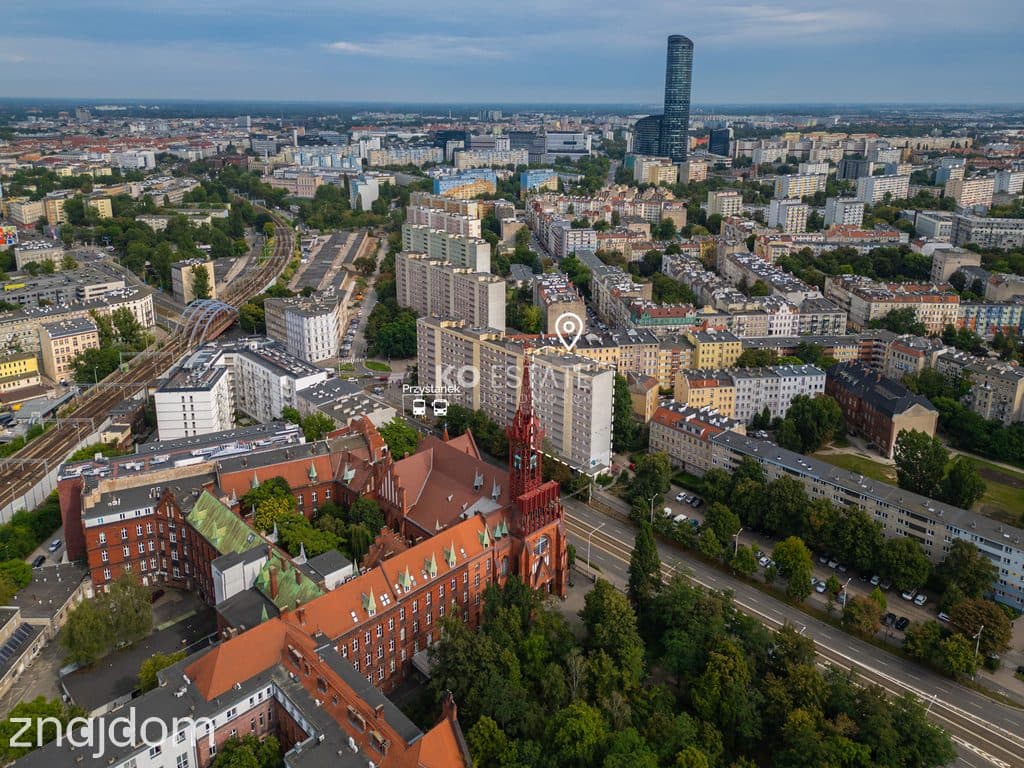 CENTRUM |Panorama Wrocławia | Balkon | CO miejskie