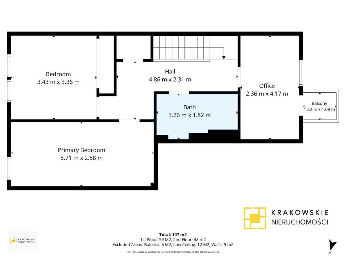 Wyjątkowe 108 m² na Salwatorze /Kominek /2 Balkony - zdjęcie 15
