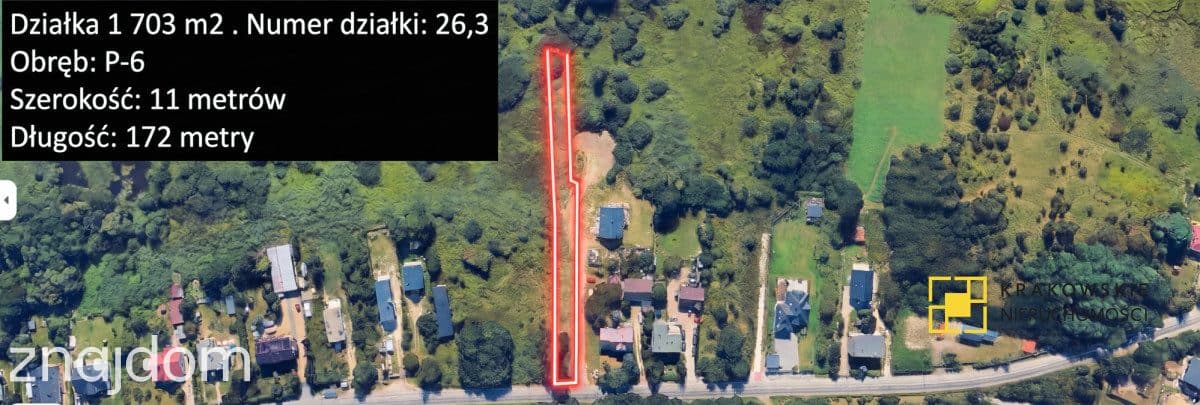 DZIAŁKA BUDOWLANA NA KOSTRZU PRZY UL.TYNIECKIEJ - zdjęcie 2