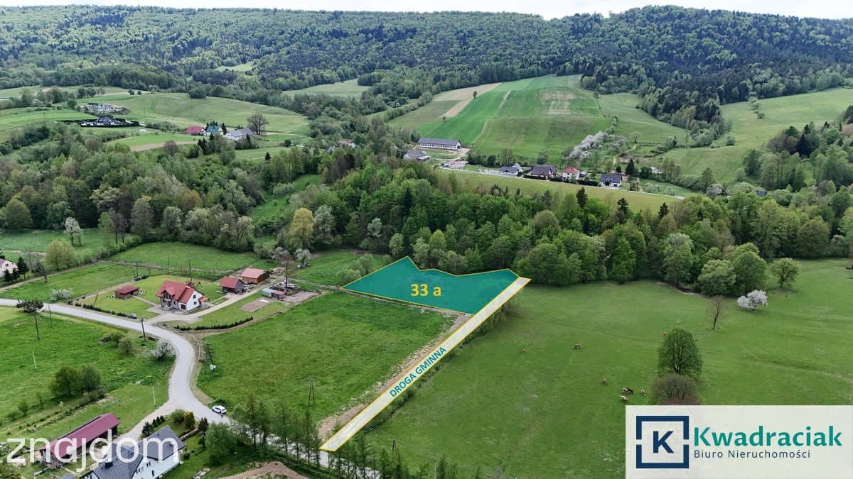 Paszowa, gm. Olszanica - działka budowlana 33a