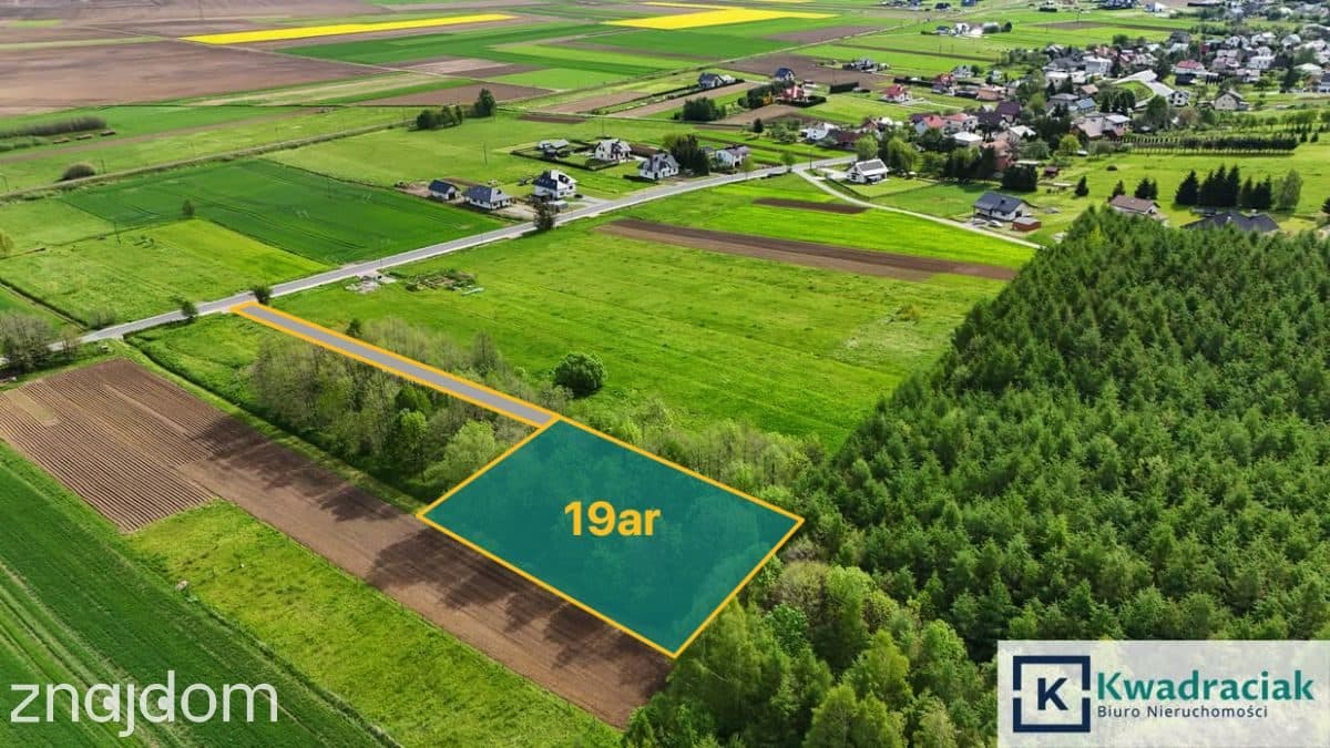 Besko – działka z WZ przy lesie