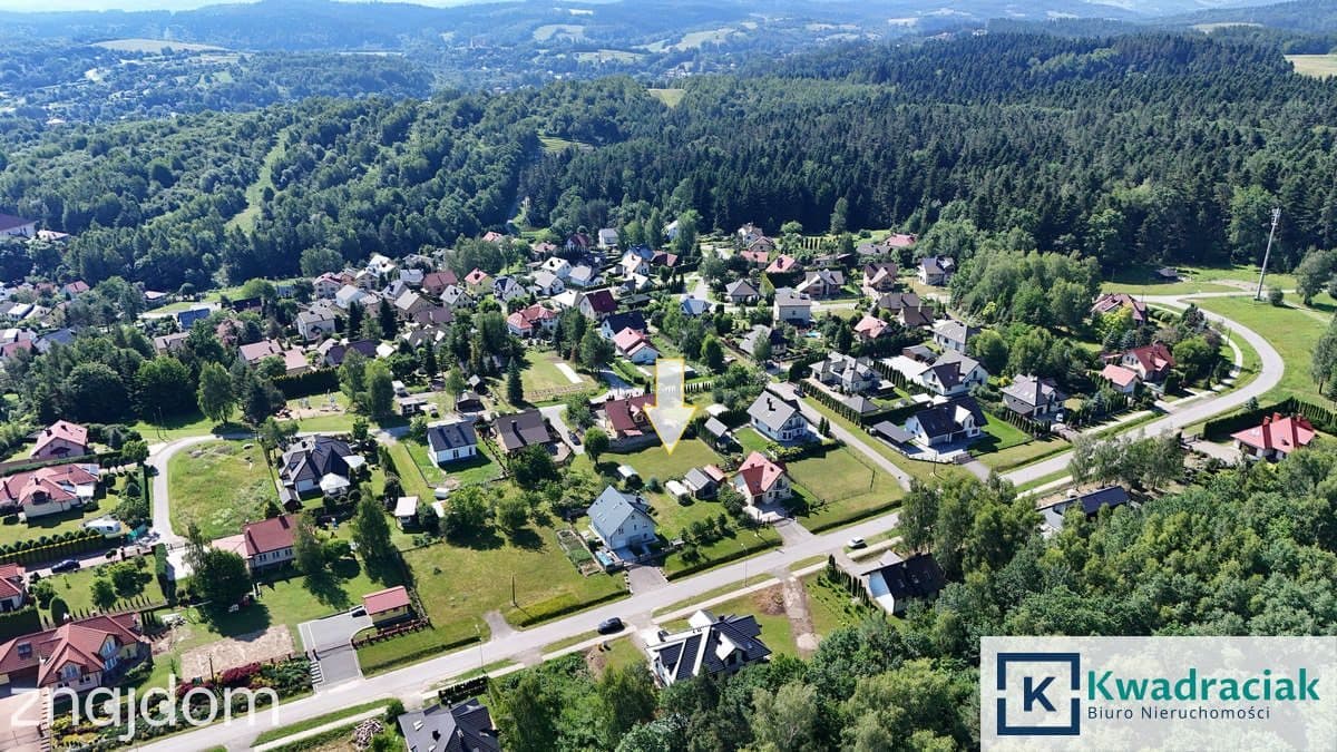 Działka budowlana 551 m² – Zagórz, ul. Wichrowa - zdjęcie 3