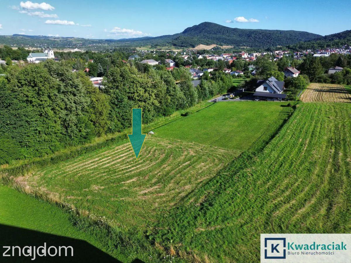 Widokowa działka z panoramą na górę Cergową
