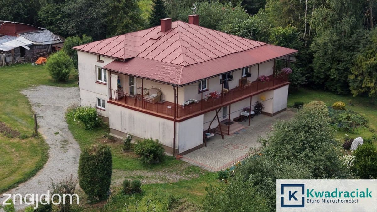 Dom z działką 55 arów i stawem – Zagórz, Dolina - zdjęcie 2