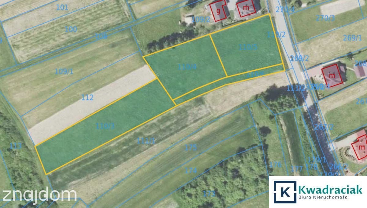 Działki 14–23 ar z WZ | Radość, gm. Dębowiec - zdjęcie 2