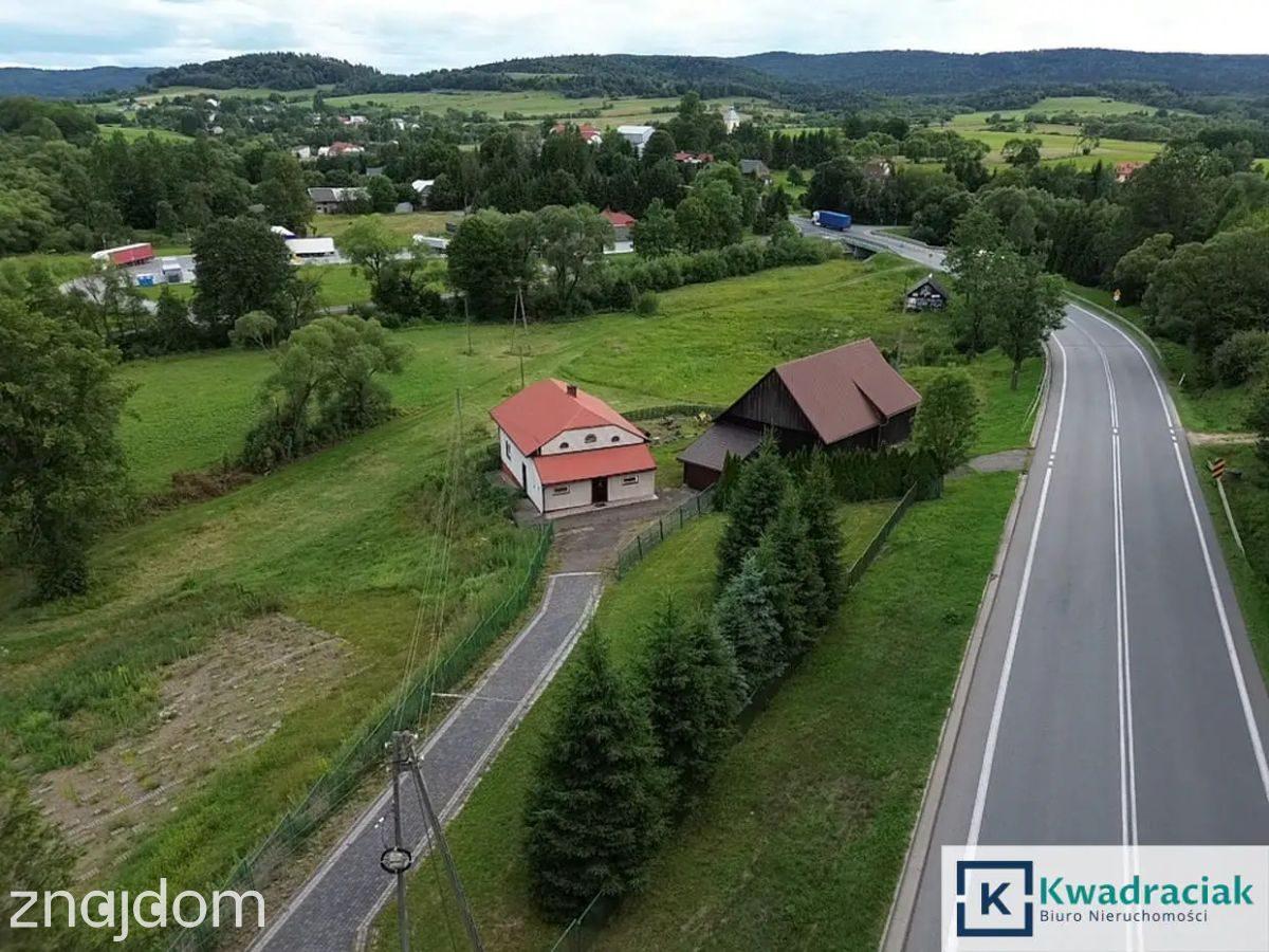 Tylawa – dom z budynkiem gospodarczym i dużą dział - zdjęcie 14