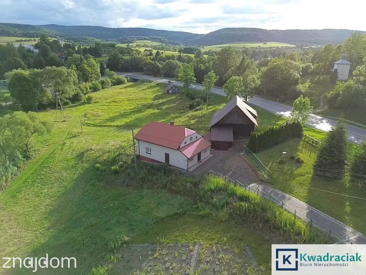 Tylawa – dom z budynkiem gospodarczym i dużą dział - zdjęcie 21