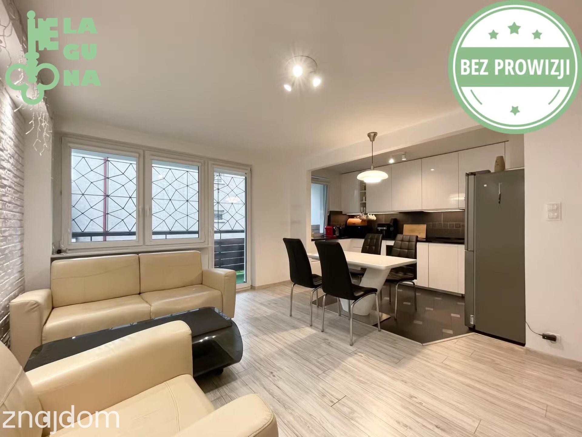 Gdynia Dabrowa, 56m2, trzy pokoje, parter, balkon