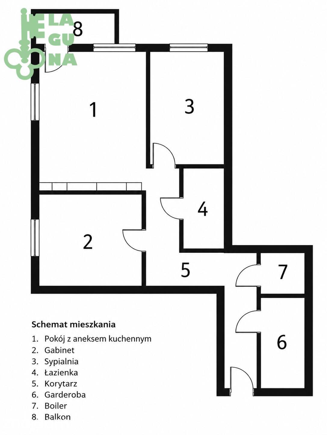Wejherowo Centrum, 3 pokoje, z garderobą i pralnią, balkon, okazja! - zdjęcie 5