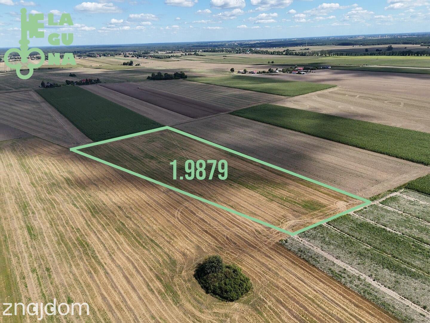 Działka rolna 1,99 ha – Siemianów, gm. Strzelce!