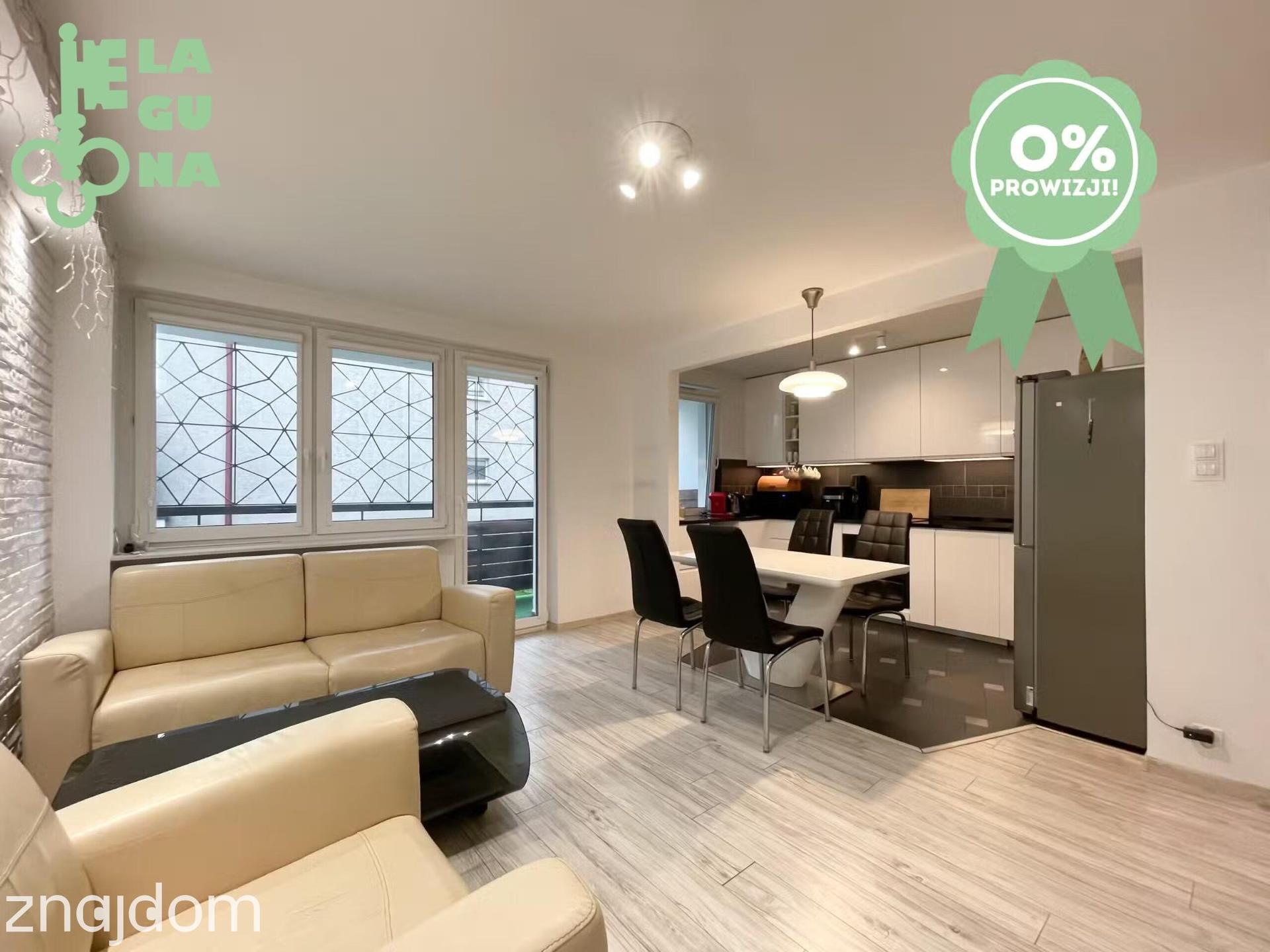 Gdynia Dabrowa, 56m2, trzy pokoje, parter, balkon