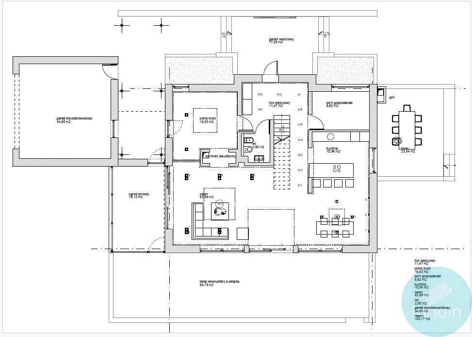 Nowoczesny DOM Iwiny + DOM 60 m2 - zdjęcie 13