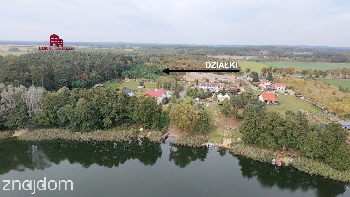 Działki przy jeziorze pod zabudowę jednorodzinną