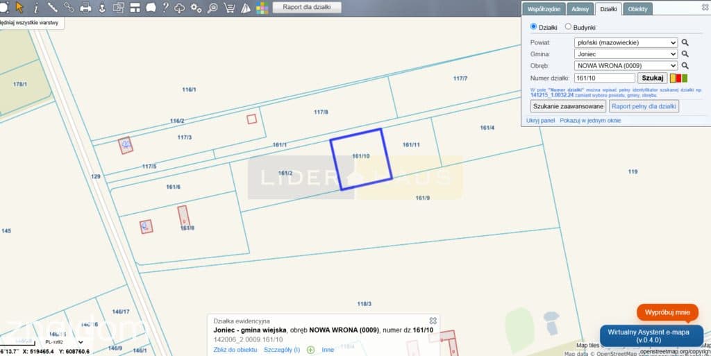 Działka 1500 m² w kształcie kwadratu - zdjęcie 3