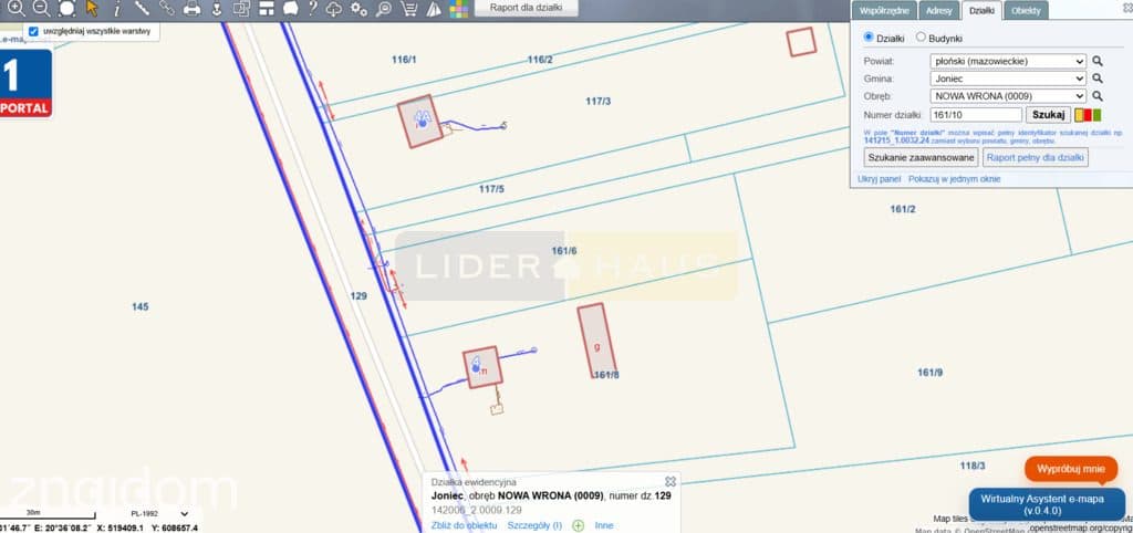 Działka 1500 m² w kształcie kwadratu - zdjęcie 4