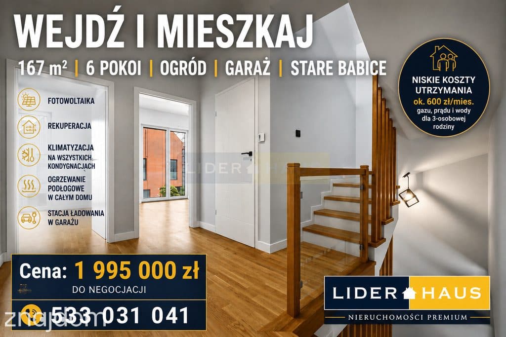 WEJDŹ I MIESZKAJ | Dom 167 m² | Stare Babice