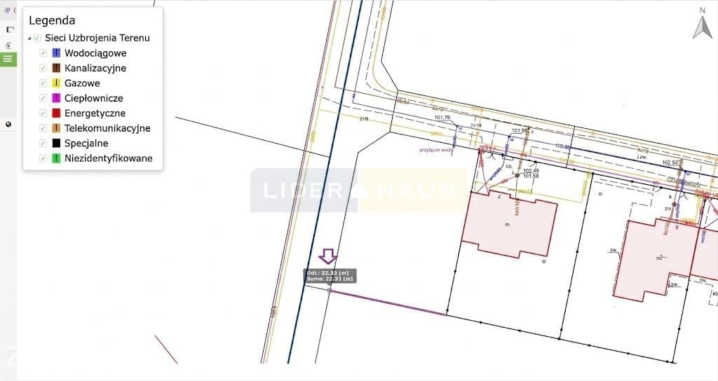 Działka 691 m² z pozwoleniem na budowę domu Wieruchów - zdjęcie 3