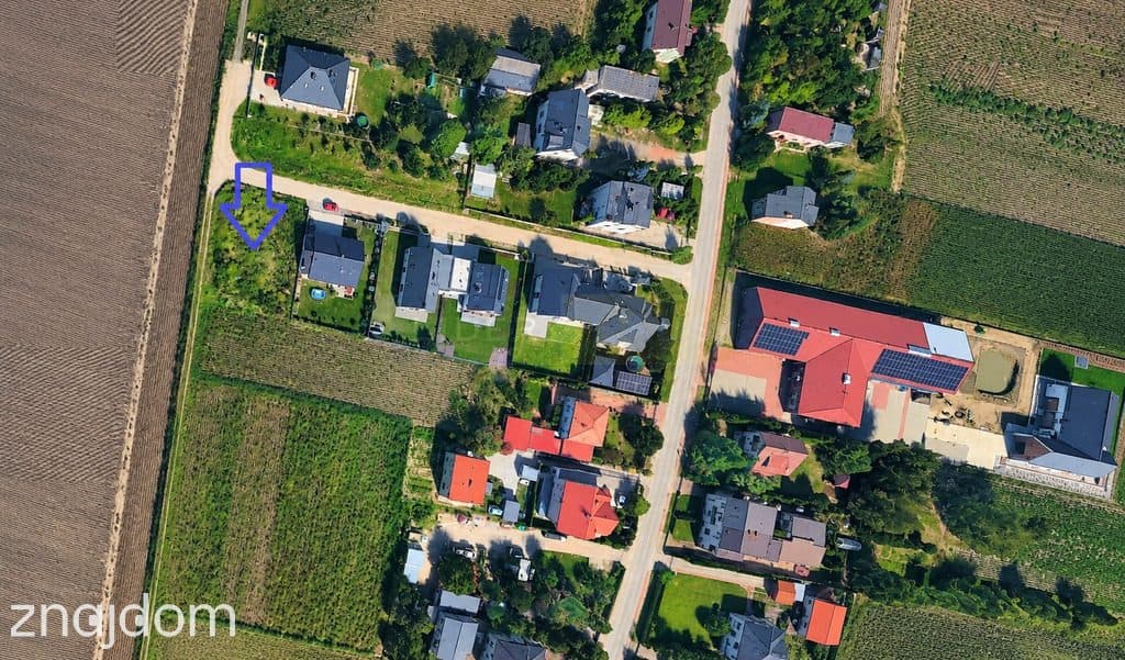 Działka 691 m² z pozwoleniem na budowę domu Wieruchów