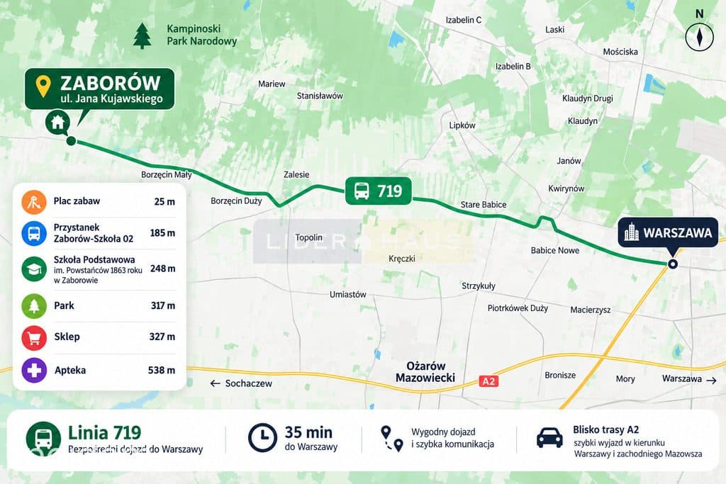 Działka budowlana 915 m² | Zaborów Kujawskiego I 8MNU - zdjęcie 8