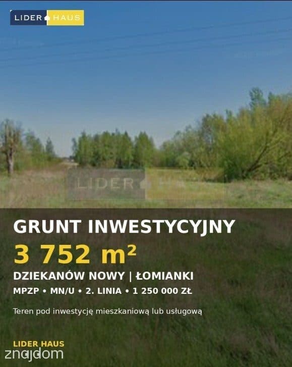 Działka inwestycyjna 3752 m² | MPZP | 81 m frontu - zdjęcie 20