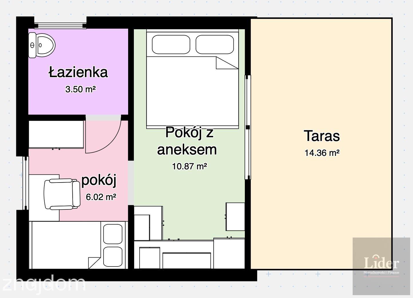 Dom letniskowy nad Jeziorem Lubowidz – 2 pokoje - zdjęcie 2