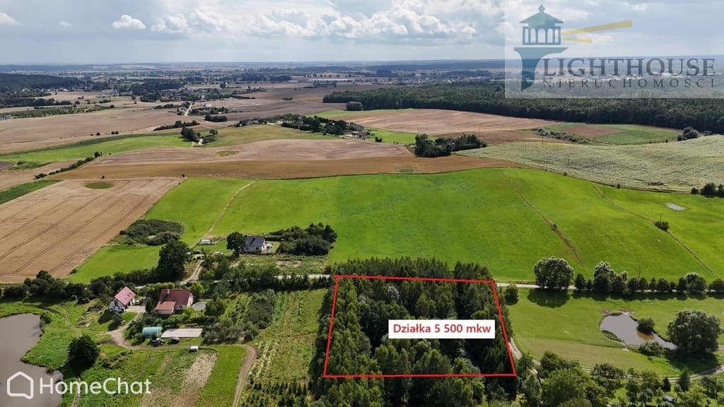 Działka 5500 mkw Trąbki Małe są WZ
