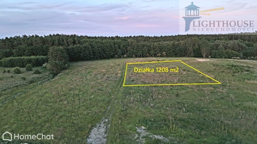 Działka Budowlana 1208 mkw Kaczki