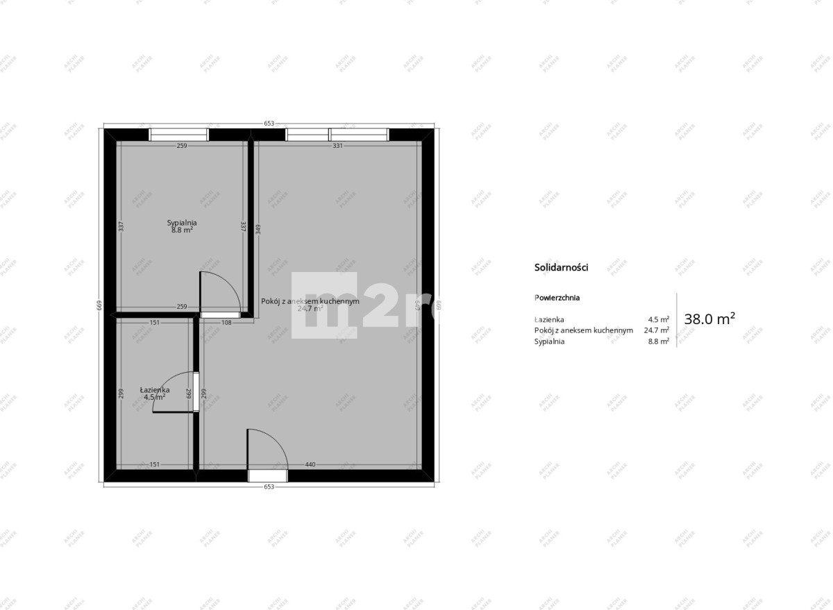 Śródmieście | 38m2 | 2 pokoje | balkon - zdjęcie 13