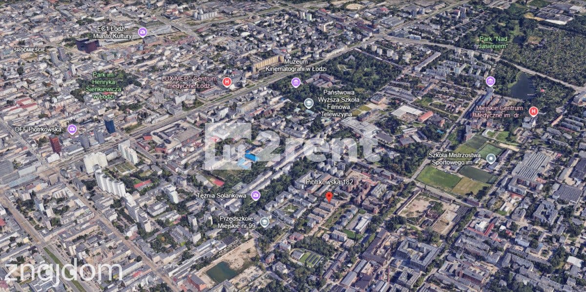 Łódź - Centrum | 46 m2 | 2 pokoje | balkon | widok - zdjęcie 11
