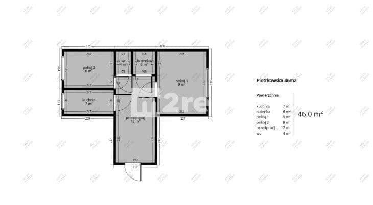 Łódź - Centrum | 46 m2 | 2 pokoje | balkon | widok - zdjęcie 10