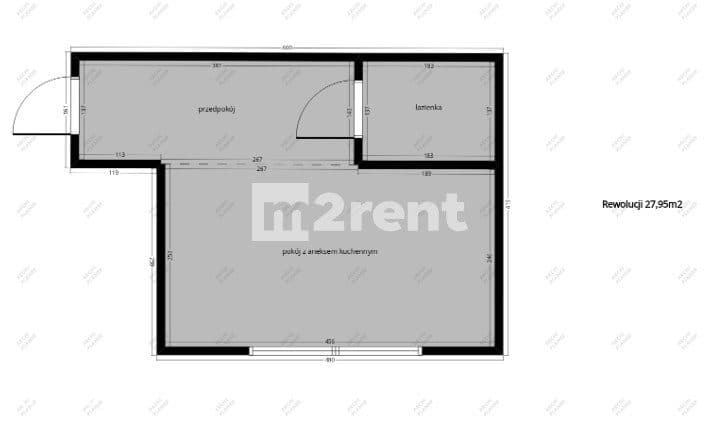 Łódź - Śródmieście | 28 m2 | kawalerka |rowerownia - zdjęcie 13