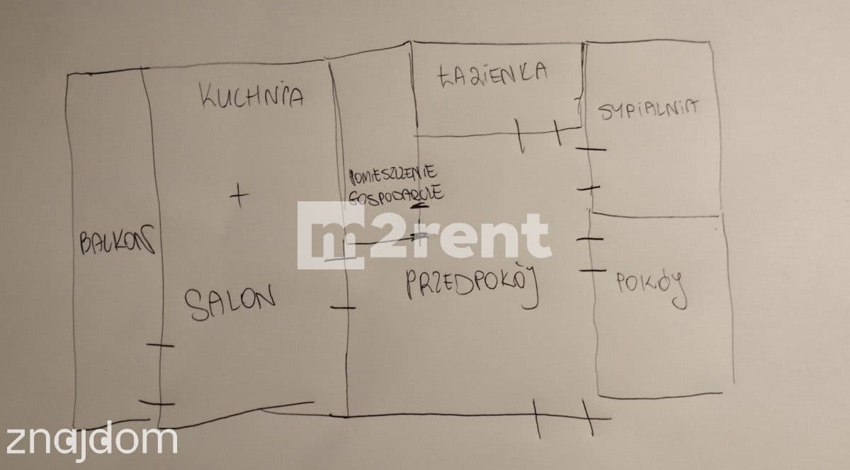 Łódź - Śródmieście | 3 pokoje | 60 m2 | balkon - zdjęcie 12
