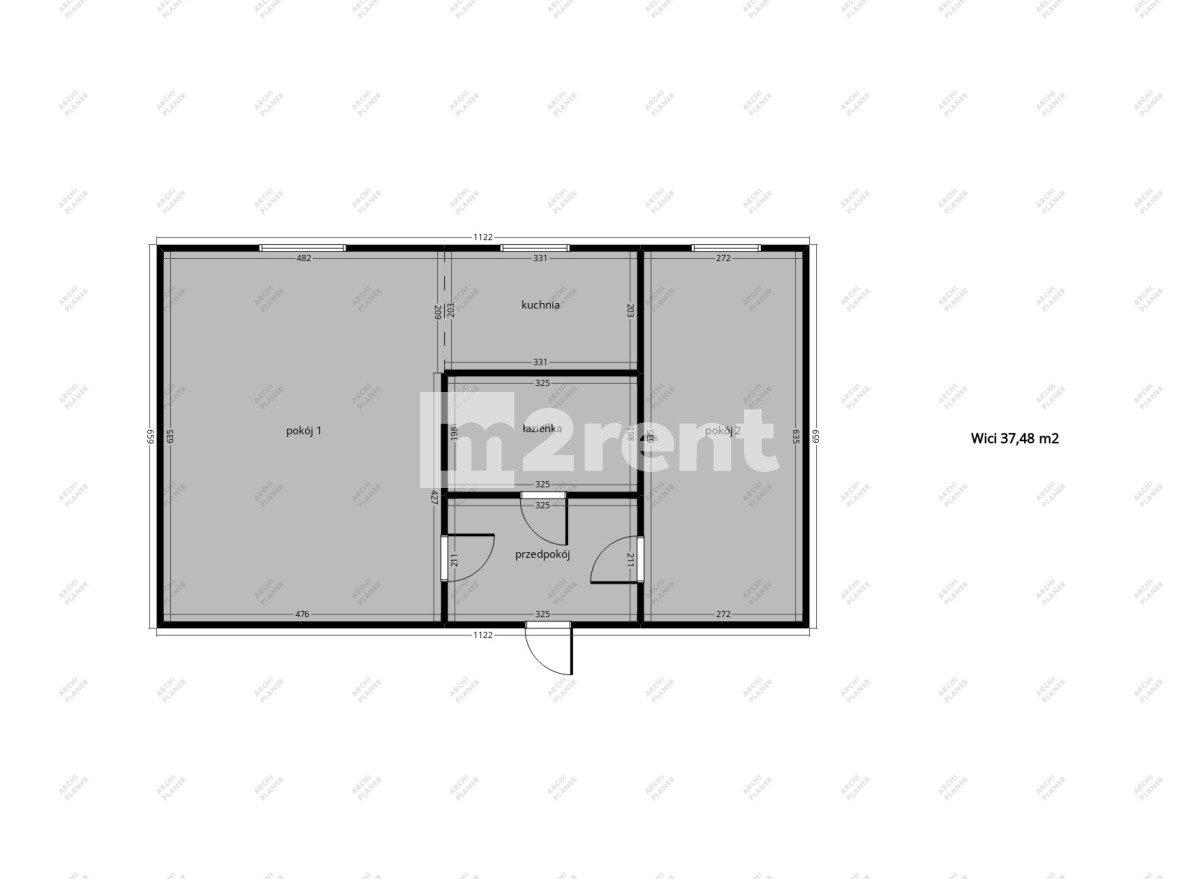 Łódź - Teofilów | Wici | 38 m2 | 2 pokoje | Balkon - zdjęcie 12