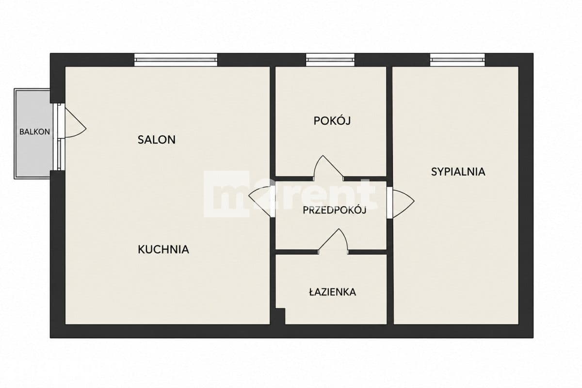 Łódź - Bałuty | 63 m2 | 3 pokoje | balkon |komórka - zdjęcie 13