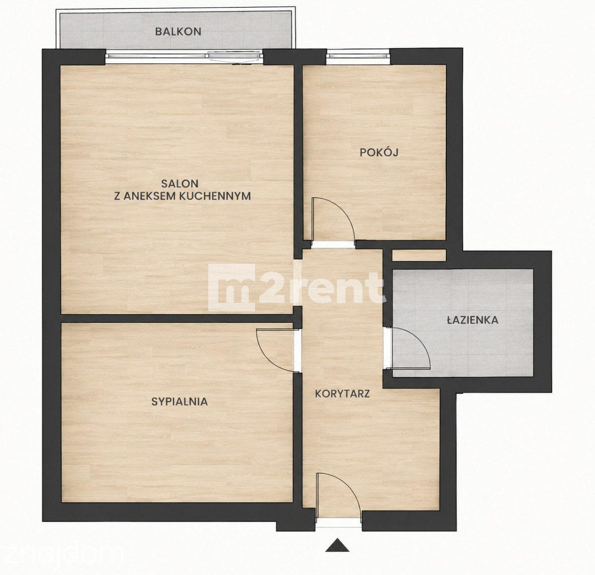 Łódź - Polesie | 3 pokoje | 50 m2 |balkon|parking - zdjęcie 15