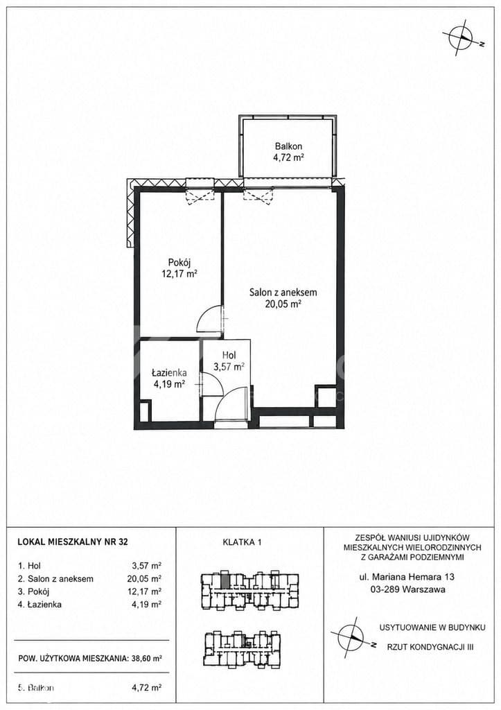 39m | 2 pokoje | duży balkon | nowe | 2026 r. - zdjęcie 17
