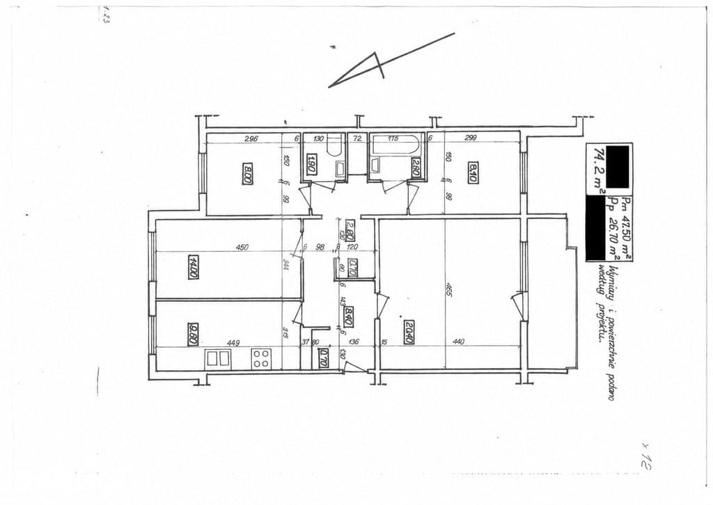 74m | 4 pokoje | rozkładowe | balkon - zdjęcie 10