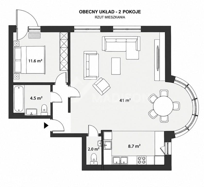 69 m² | zieleń I parking | balkon I duża komórka lokatorska - zdjęcie 9