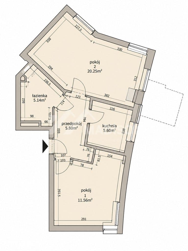 48,3 m² | 2 pokoje | metro | ogródek I duża komórka lokatorska - zdjęcie 10