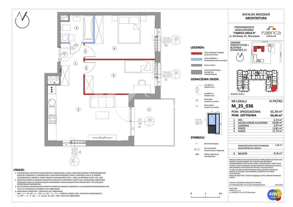 56 m | 3 pokoje | duży balkon | garaż | Fabrica Ursus - zdjęcie 2