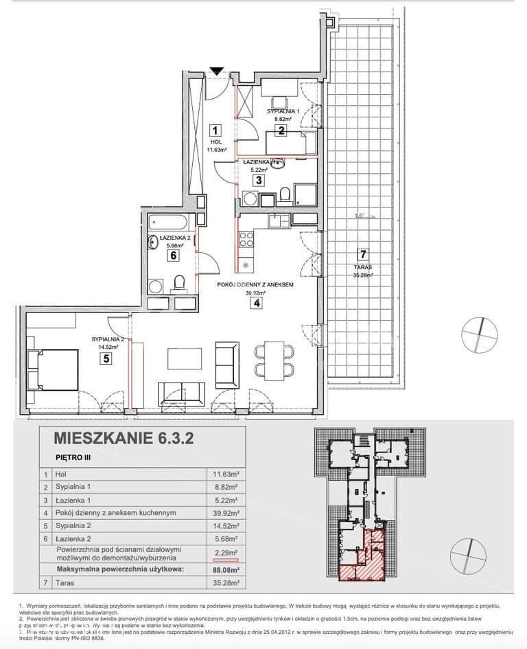 88 m | 3 pokoje | TARAS 35 m2 | garaż | komórka - zdjęcie 8