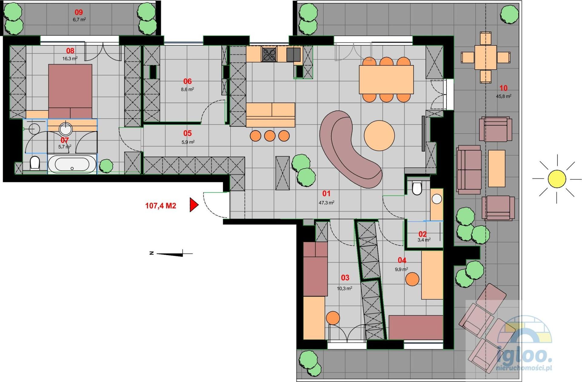 Luksusowy Apartament Zgoda 15 Centrum - Kielce - Pod Klucz - Od Zaraz - zdjęcie 13