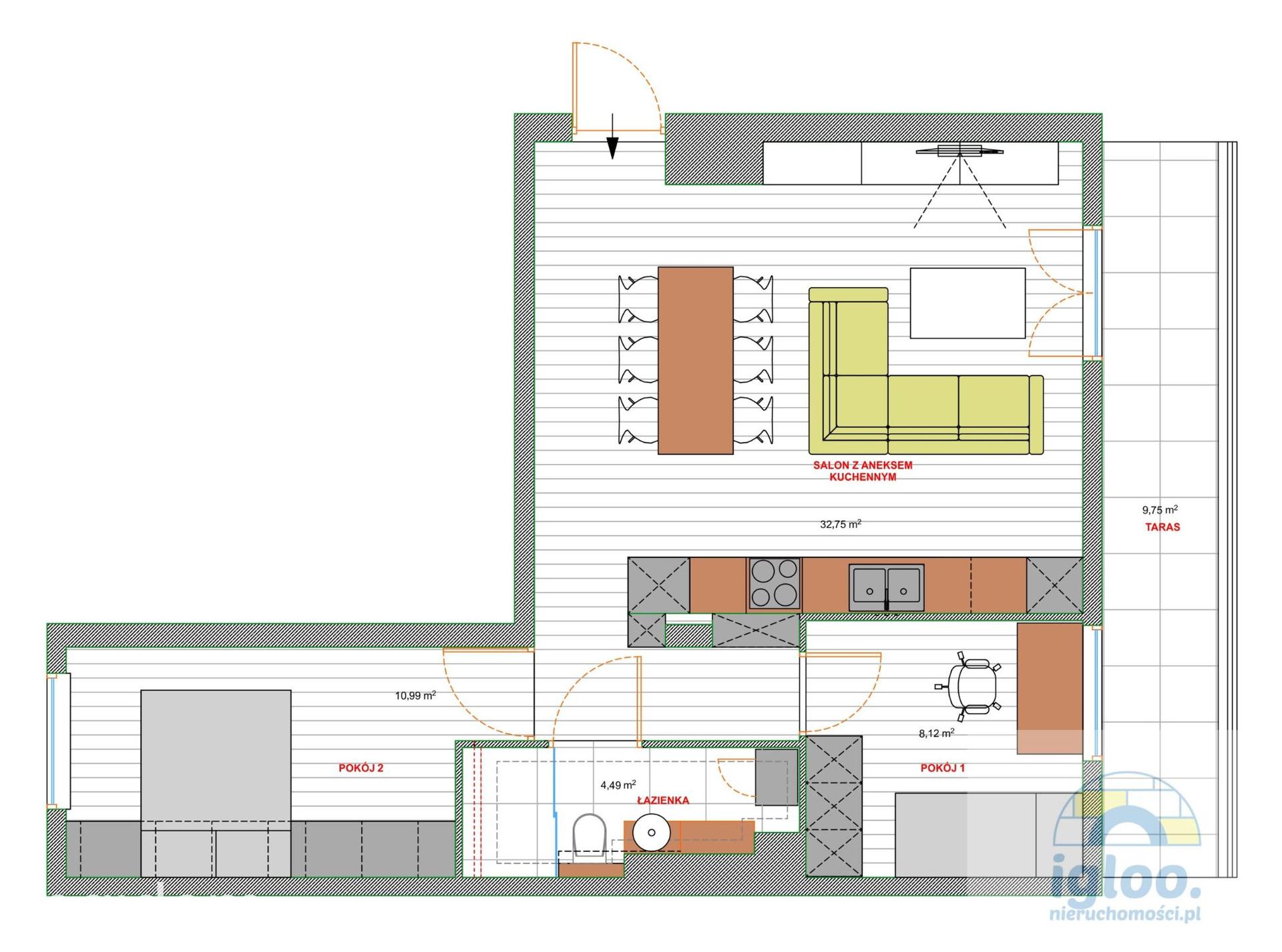 Apartament do wykończenia - Centrum - Kielce - zdjęcie 11