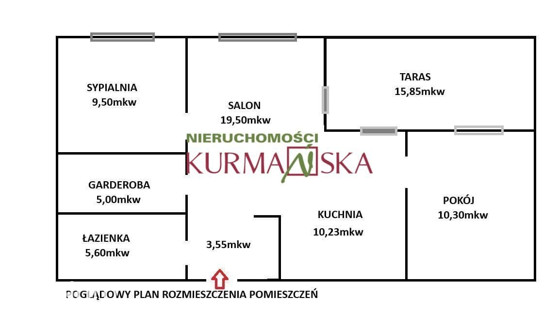 Apartament z tarasem ul. Staszica - zdjęcie 8