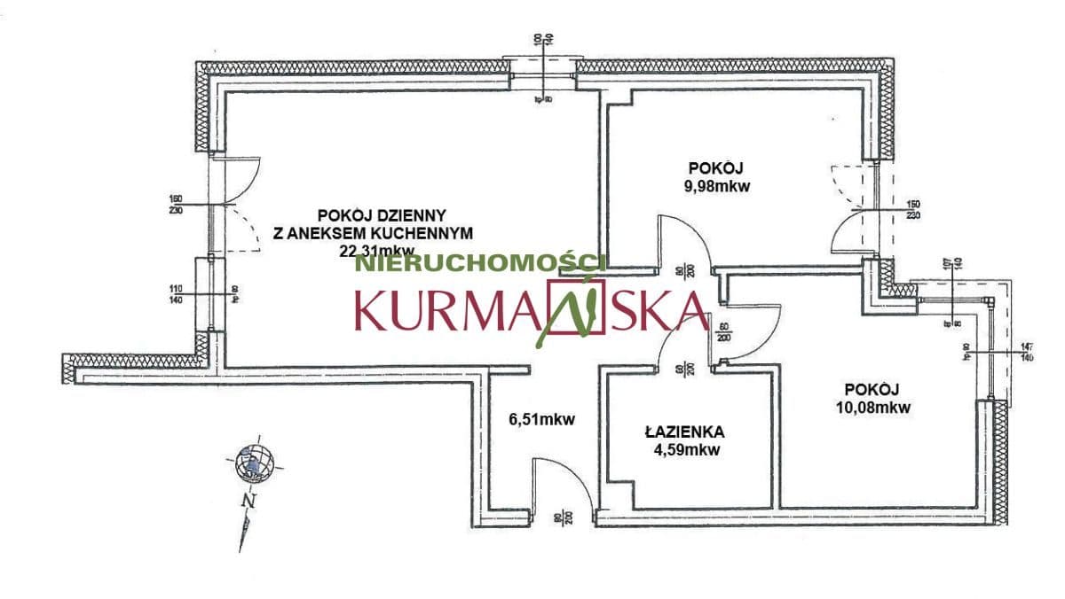 3 pokojowe Łężyca - Inwestycyjna - zdjęcie 7