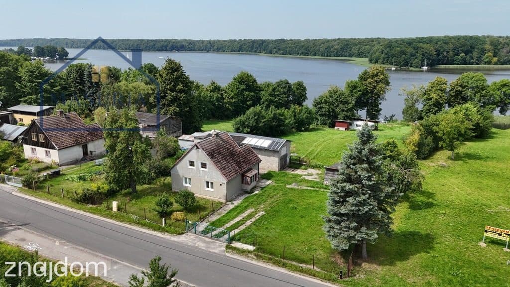 Zabudowana działka z linią brzegową Jezioraka - zdjęcie 4