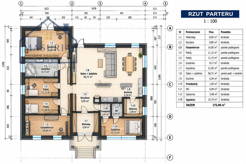Komfortowy dom na dużej działce w Suszu - zdjęcie 11