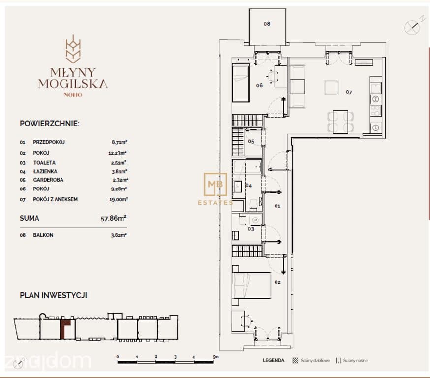 Przestronny Apartament Premium | Mogilska - zdjęcie 9