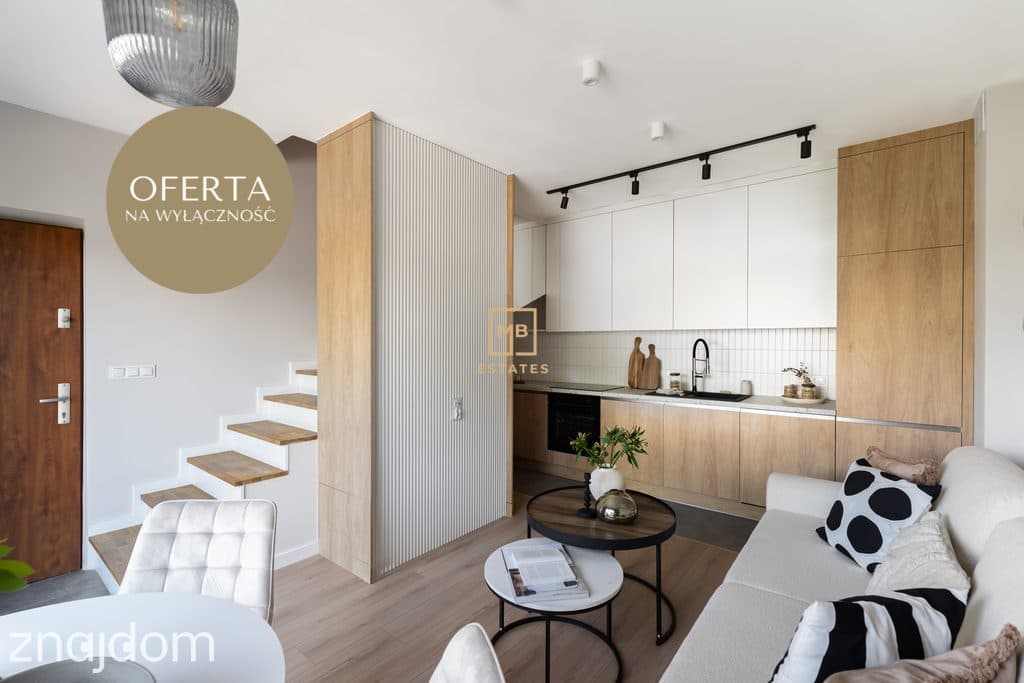Ekskluzywne 2-poziomowe mieszkanie z tarasem- 70m² - zdjęcie 2