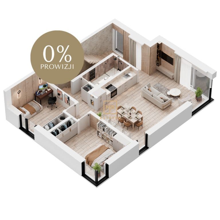 Trójstronny Apartament z zielonym tarasem - zdjęcie 10